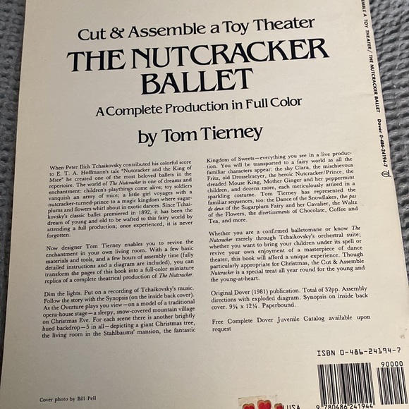 Cut & Assembe a Toy Theater - THE NUTCRACKER BALLET - by Tom Tierney - Picture 3 of 10